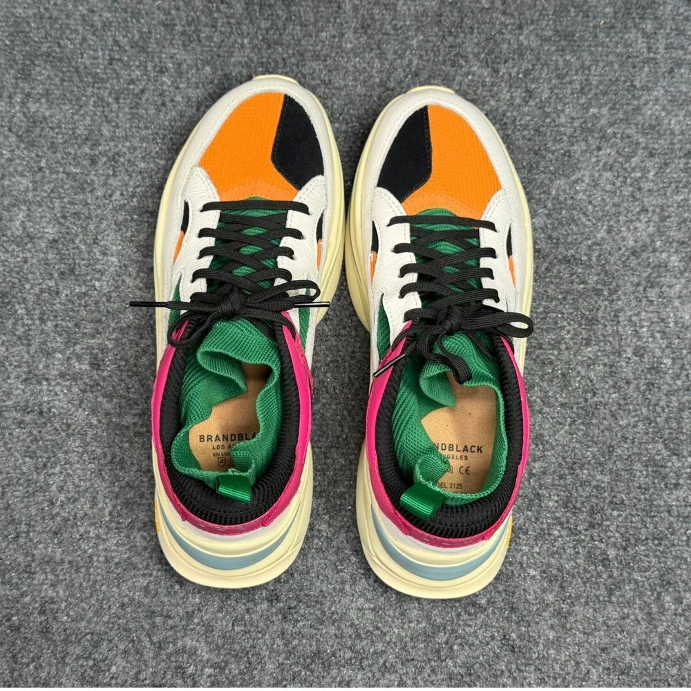 Brandblack Los Angeles 2125 Sneakers Men's 9.5 Multicolor Leather Retro Athletic